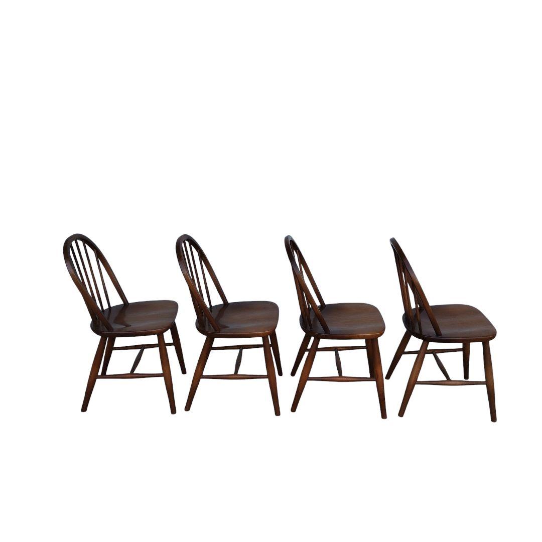 【美品】飛騨産業　ウィンザーチェア　フープバック　2脚セット