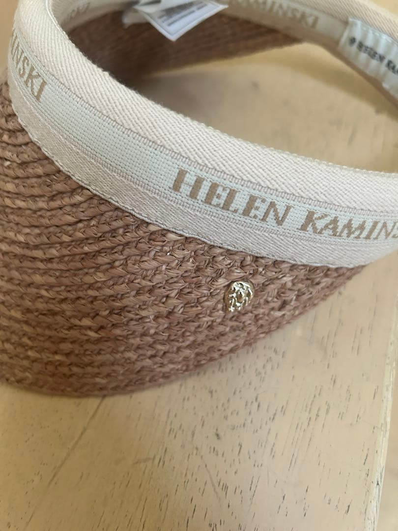 HELEN KAMINSKI ブラウン ビーチバイザー