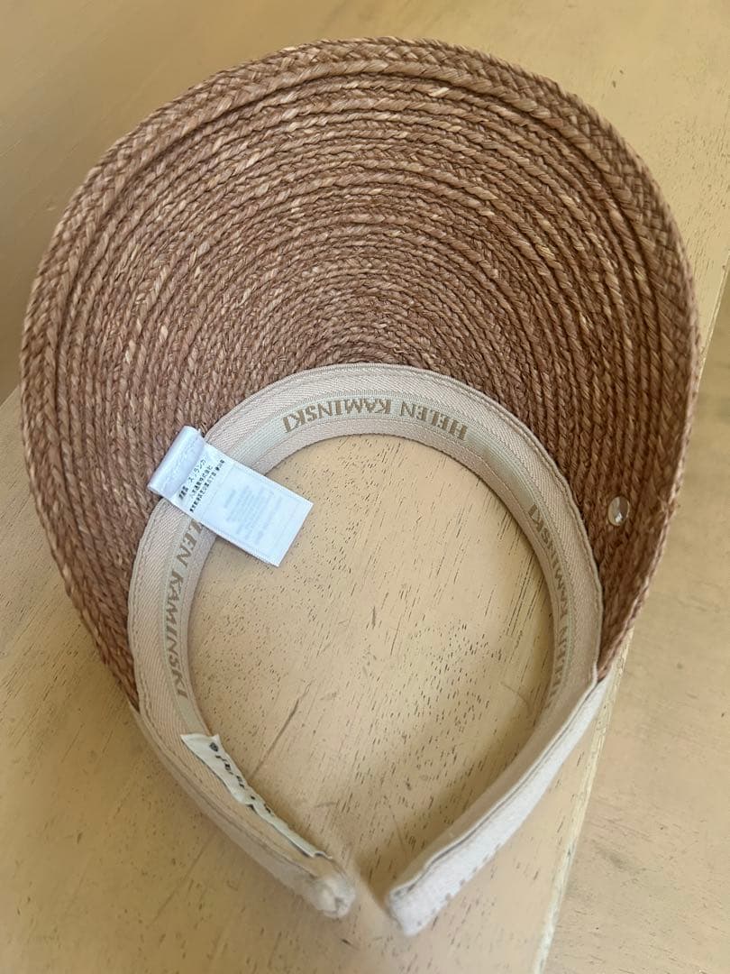 HELEN KAMINSKI ブラウン ビーチバイザー