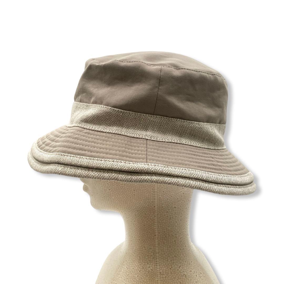 美品　エルメス　MOTSCH　モッチ　ハット　サイズ５６　ベージュ系