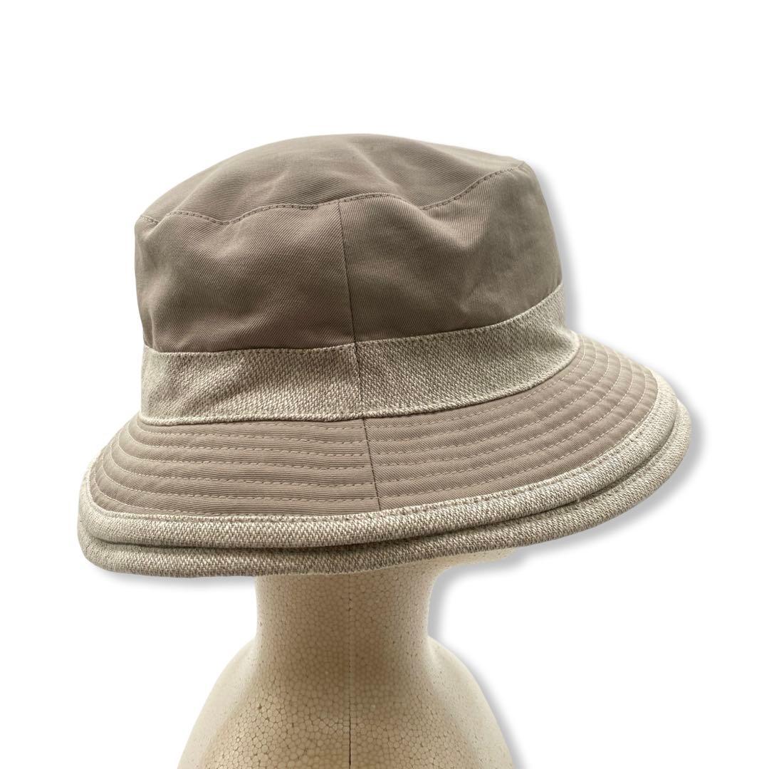 美品　エルメス　MOTSCH　モッチ　ハット　サイズ５６　ベージュ系