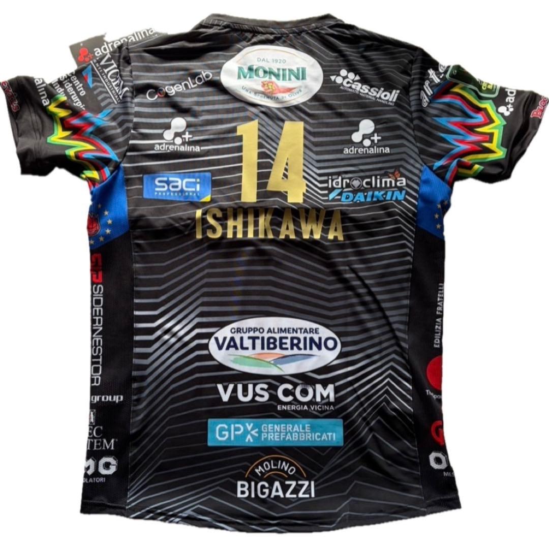 石川祐希　ペルージャ　ユニフォーム　25/26　ホーム（黒）　XLサイズ