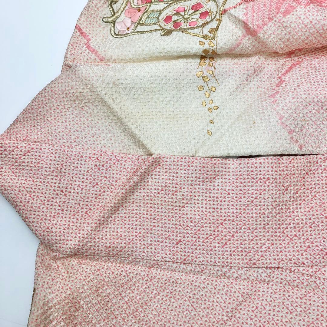 振袖 刺繍 絞り 花車 金駒刺繍 金彩 KK-2120