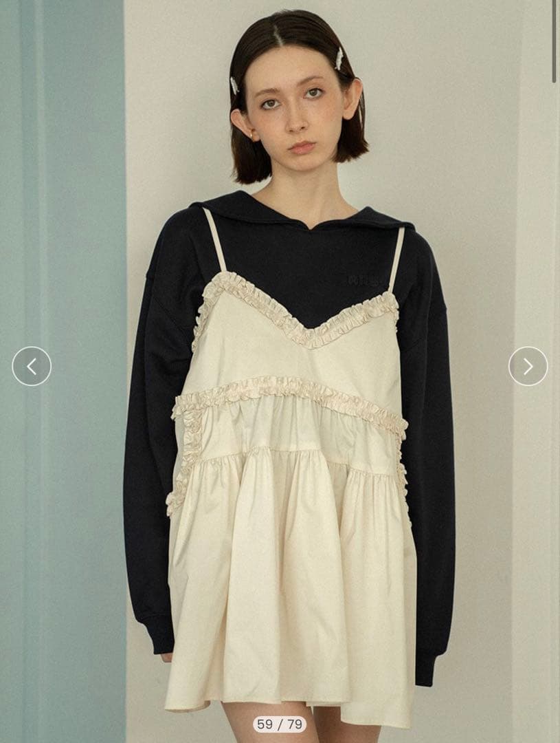 ワンピース ALLISON BROWN Fairy Frill Mini Dress