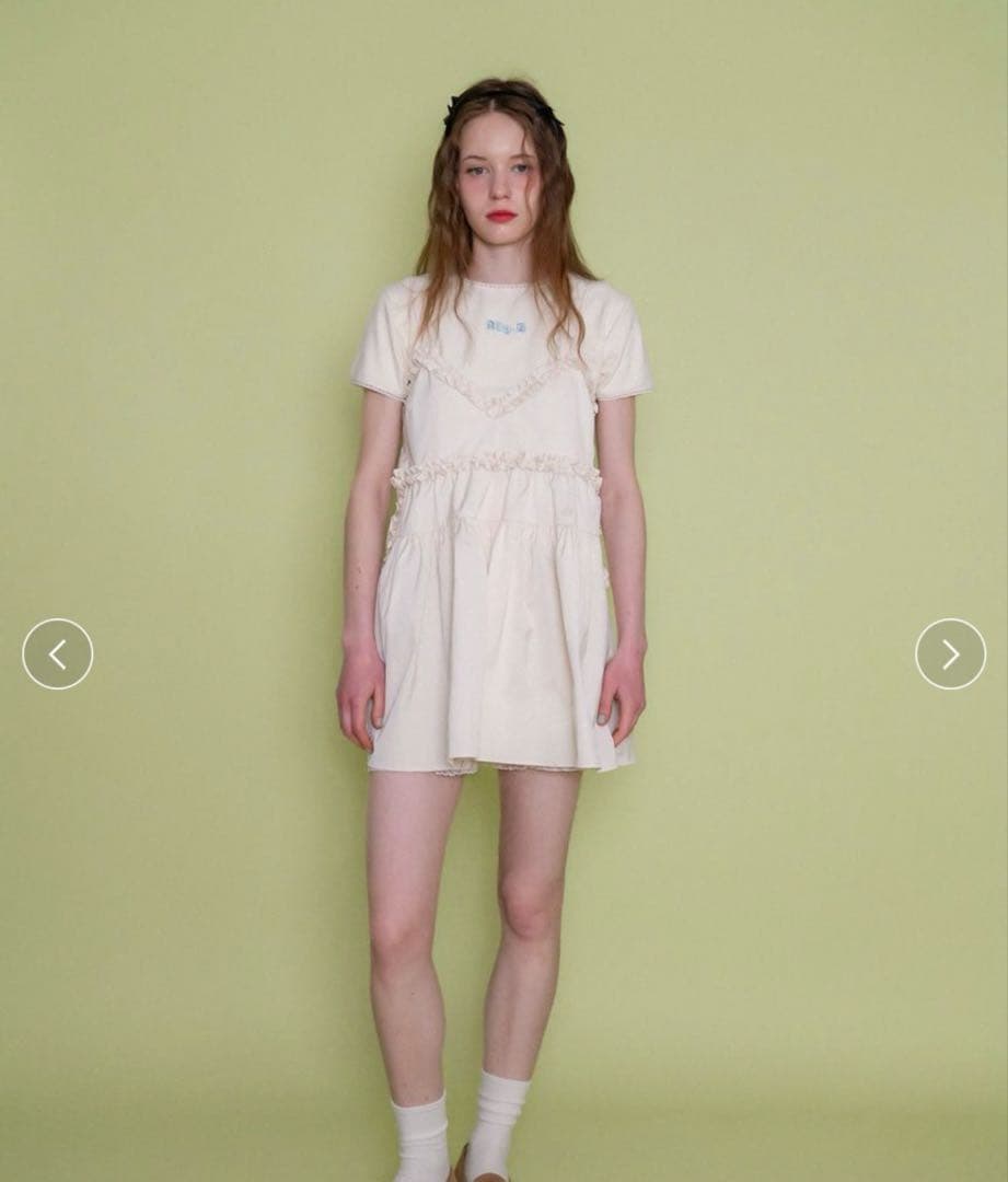 ワンピース ALLISON BROWN Fairy Frill Mini Dress