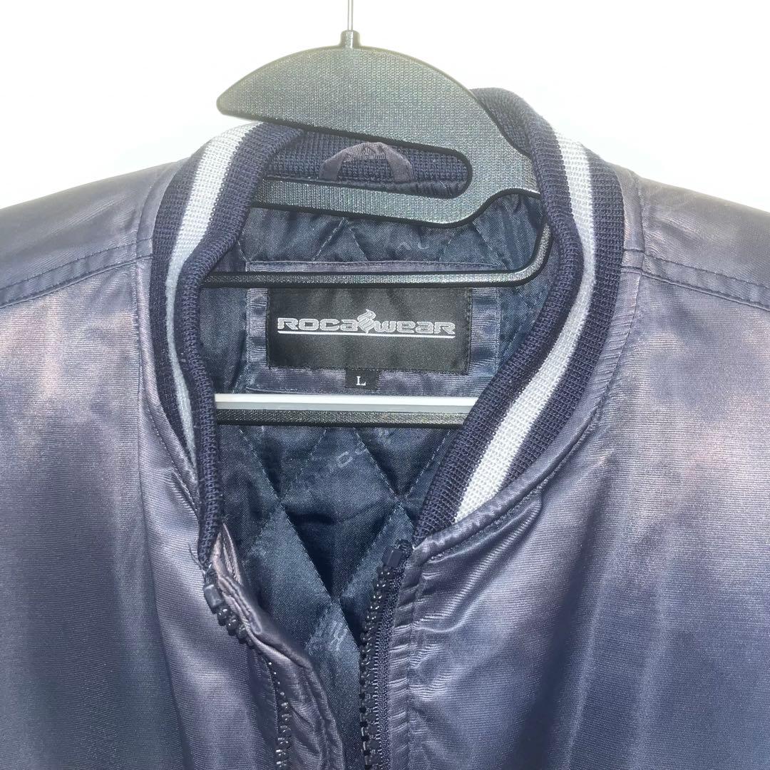 レア 90s ROCA WEAR ネイビー スタジャン 当時物