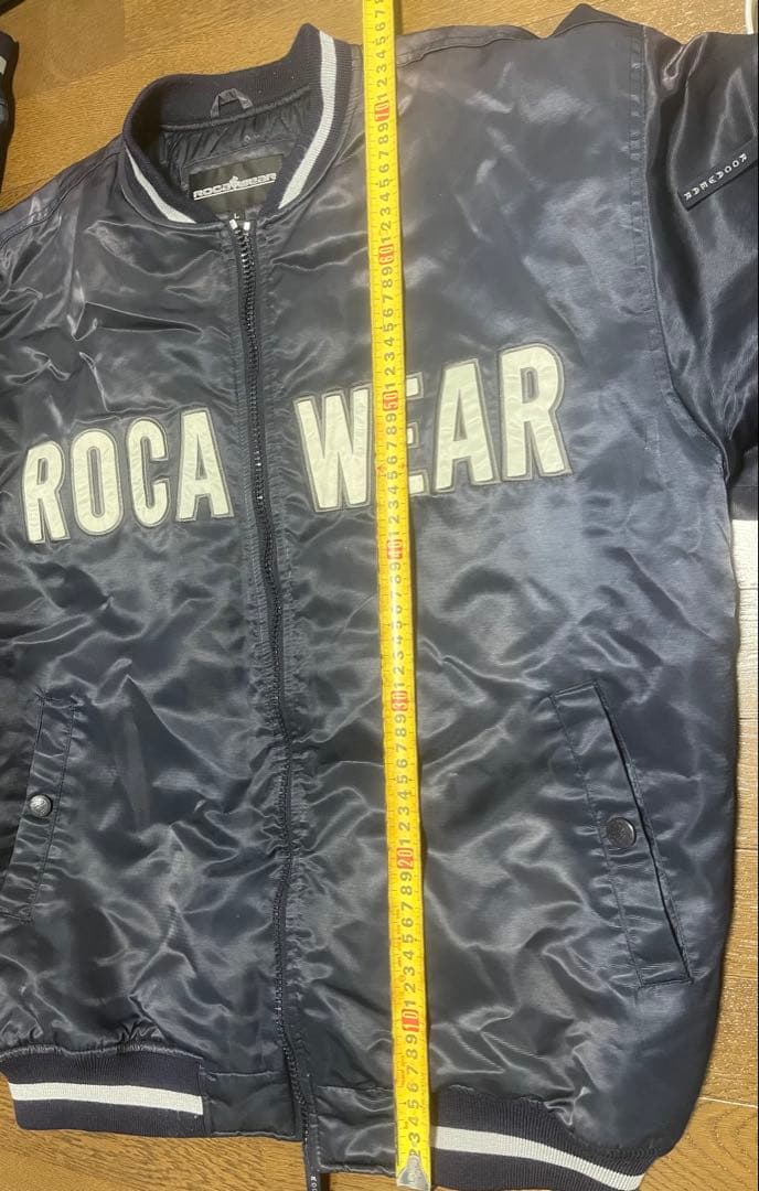 レア 90s ROCA WEAR ネイビー スタジャン 当時物