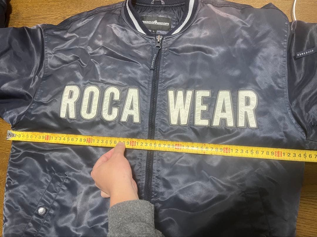 レア 90s ROCA WEAR ネイビー スタジャン 当時物