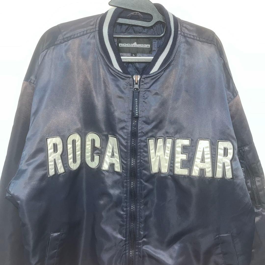 レア 90s ROCA WEAR ネイビー スタジャン 当時物