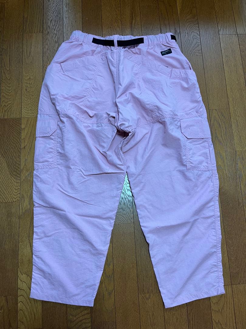 BAMBOOSHOOTS ピンク カーゴパンツ