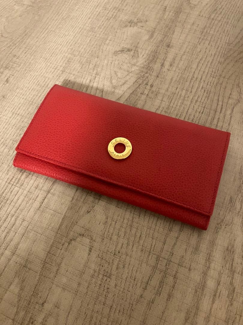 新品保管品　セリーヌ　長財布