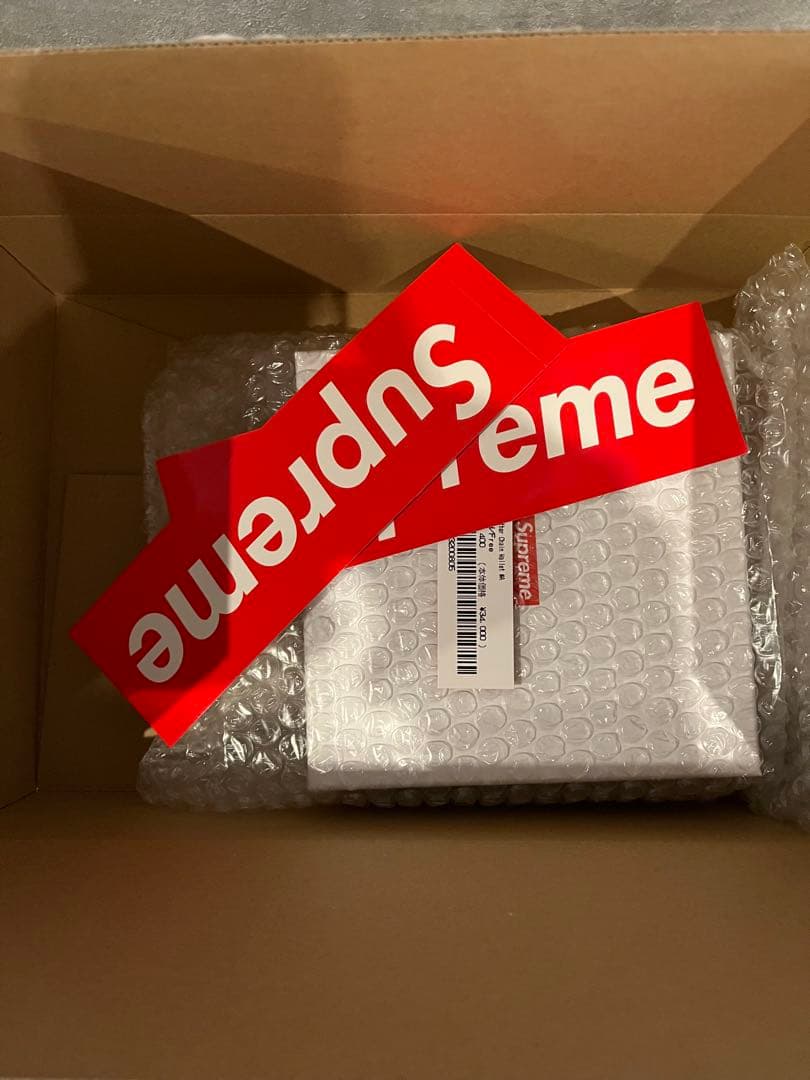 supreme Leather Chain Wallet 黒