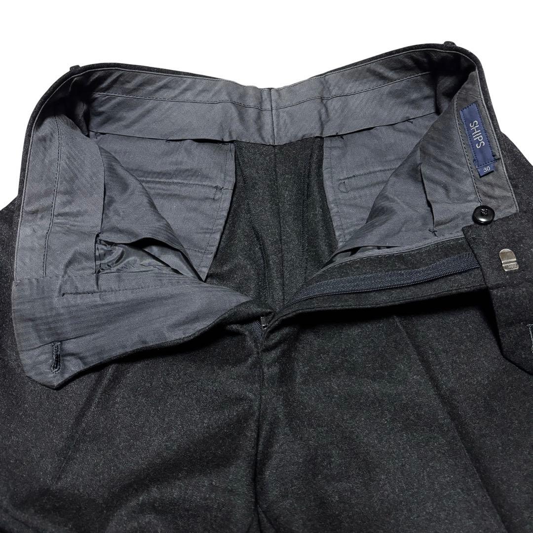 美品 シップス ロロピアーナ カシミヤ混 スーツ セットアップ 日本製 グレー