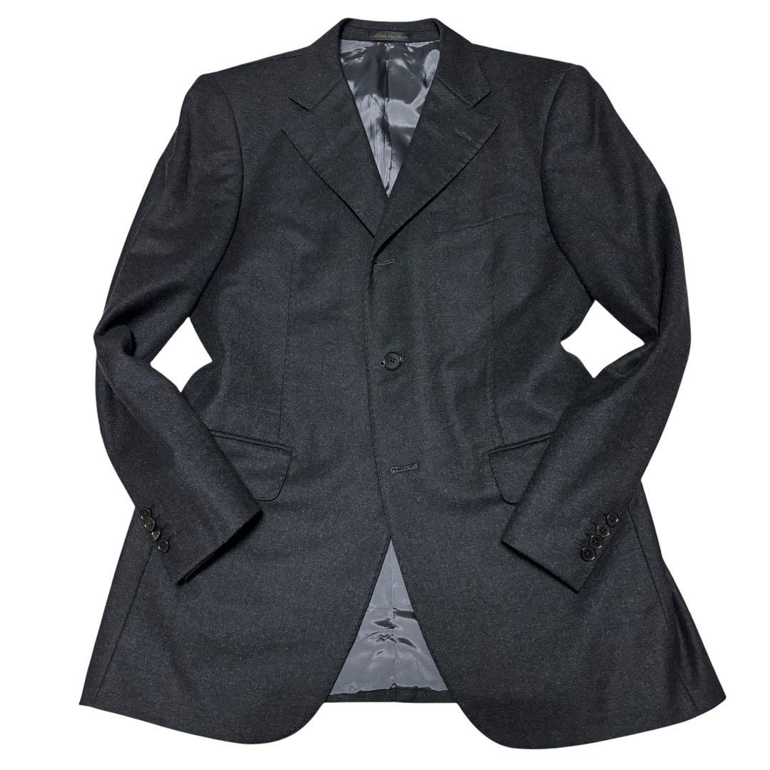 美品 シップス ロロピアーナ カシミヤ混 スーツ セットアップ 日本製 グレー