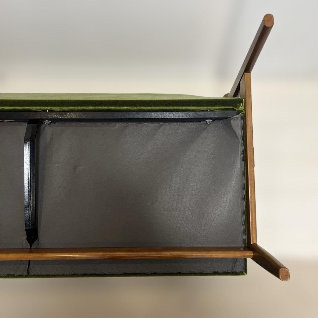 【送料込】カリモク60 ソファ 2人掛け モケットグリーン チェア