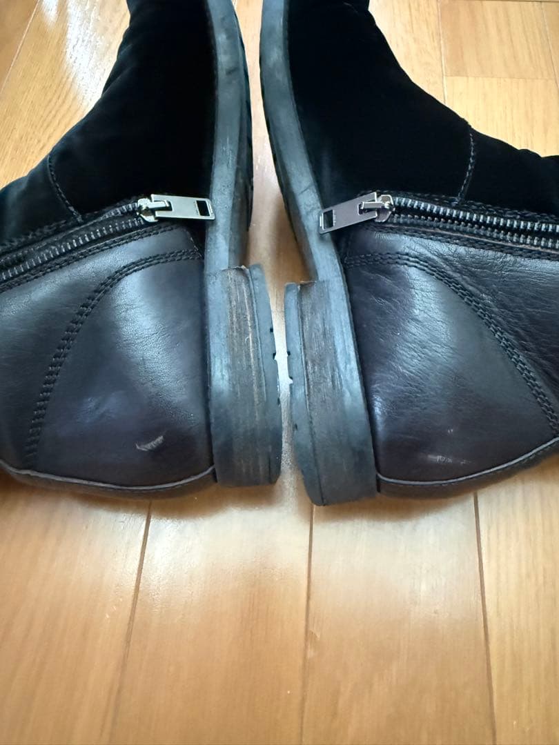 DIESEL 黒ブーツ 使用感あり