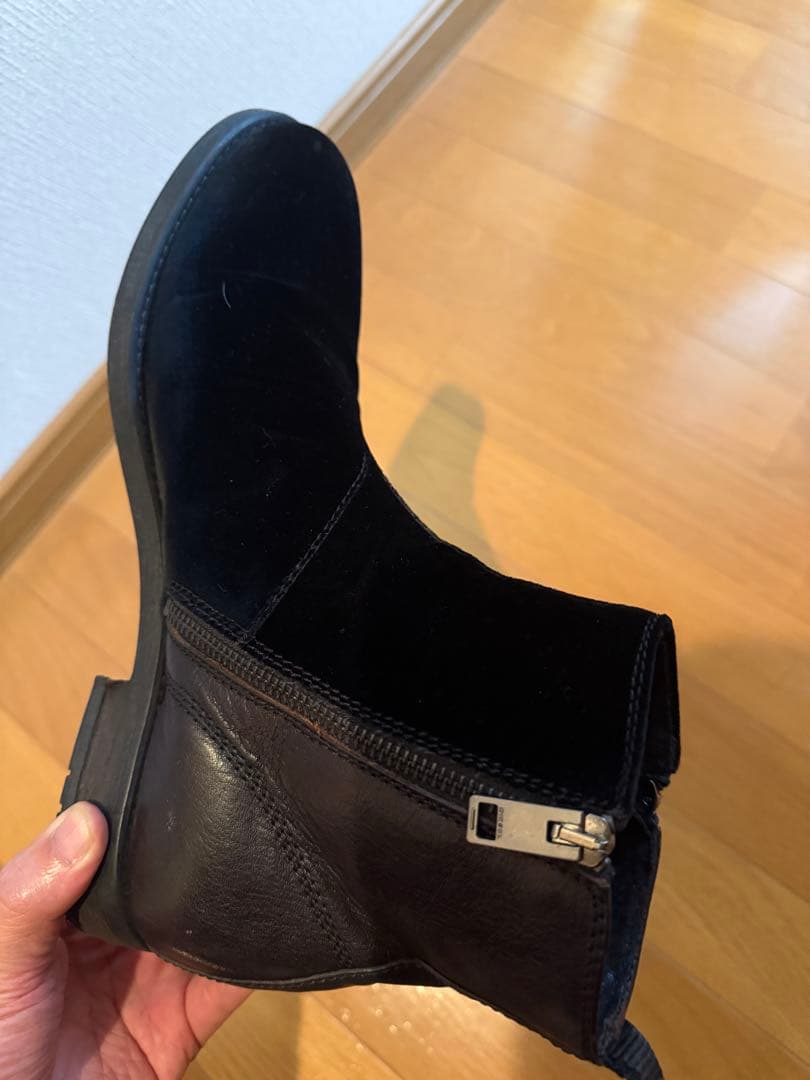 DIESEL 黒ブーツ 使用感あり