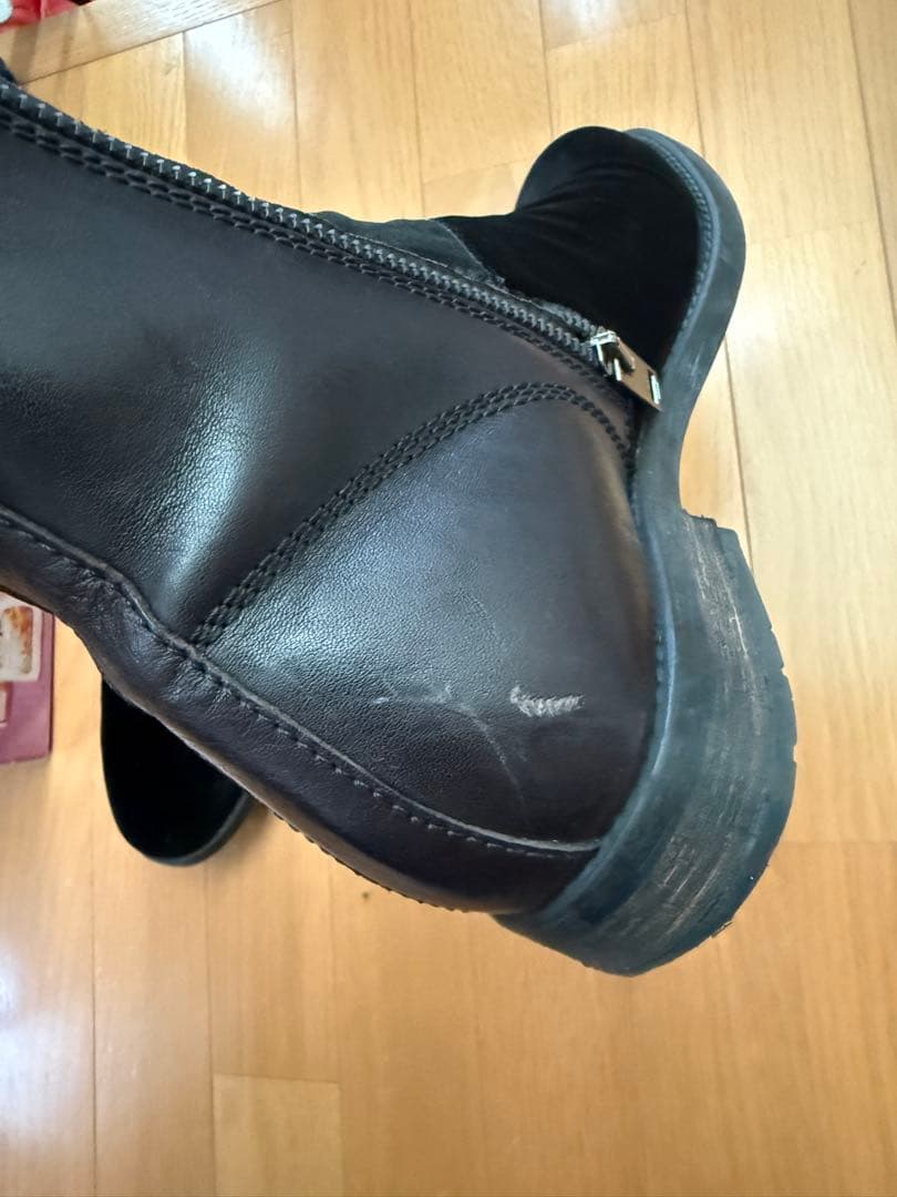 DIESEL 黒ブーツ 使用感あり