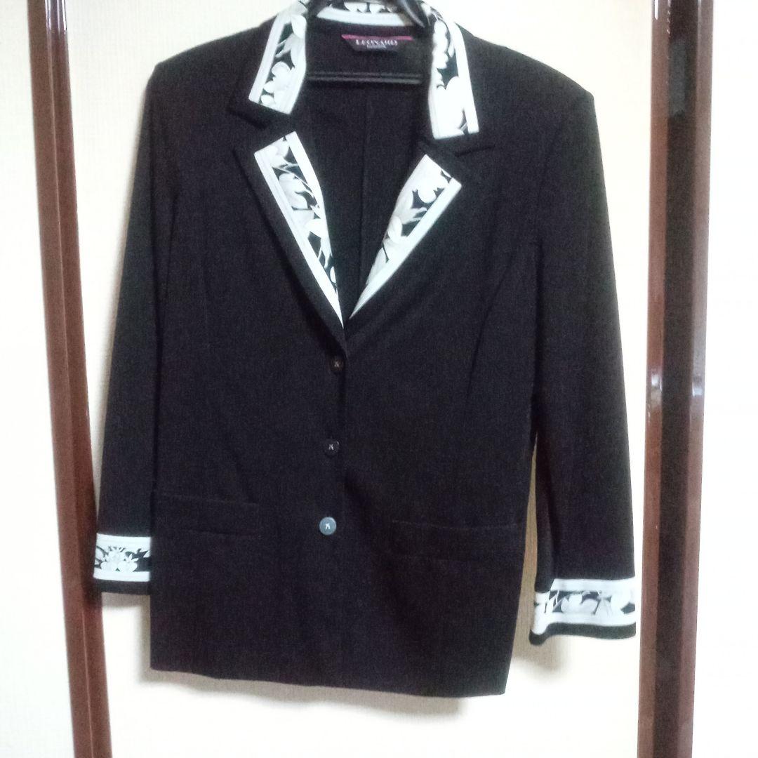 LEONARD　ブラック テーラードジャケット