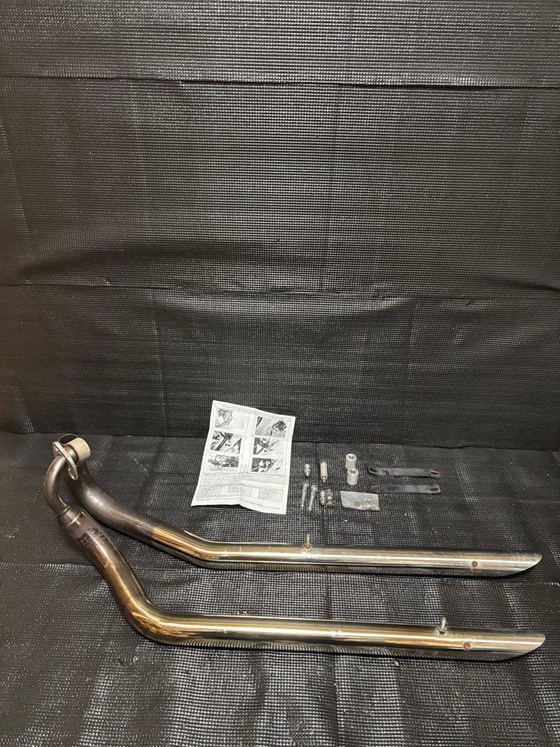 ドラッグスター400 ガレージT&F ドラッグパイプマフラー スラッシュ