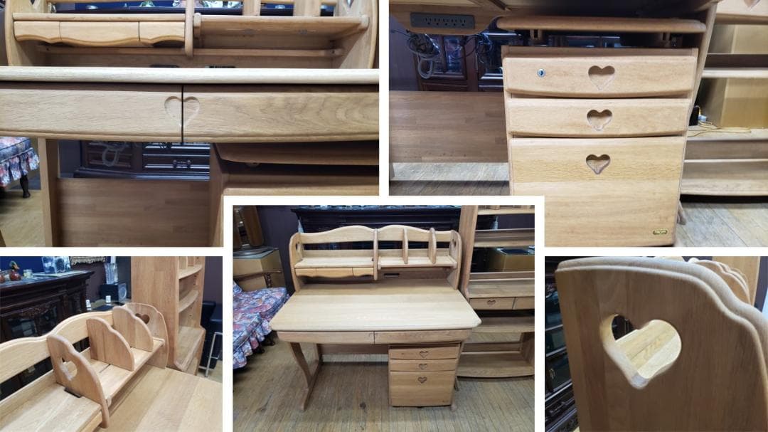 リッツ　I21　③　マルニ　学習机３点セット　フレンディ