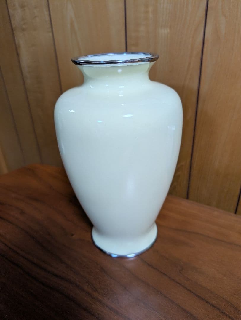 安藤七宝店　カトレア柄花瓶＋牡丹柄花瓶　セット