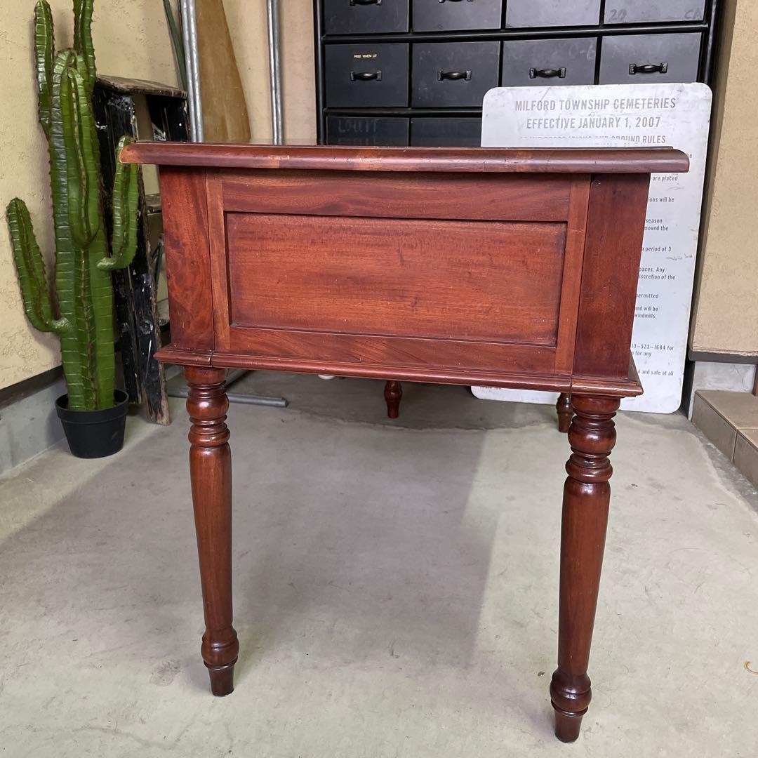 【s ページ】クラシックスタイル ヴィンテージ 木製デスク 店舗什器 机