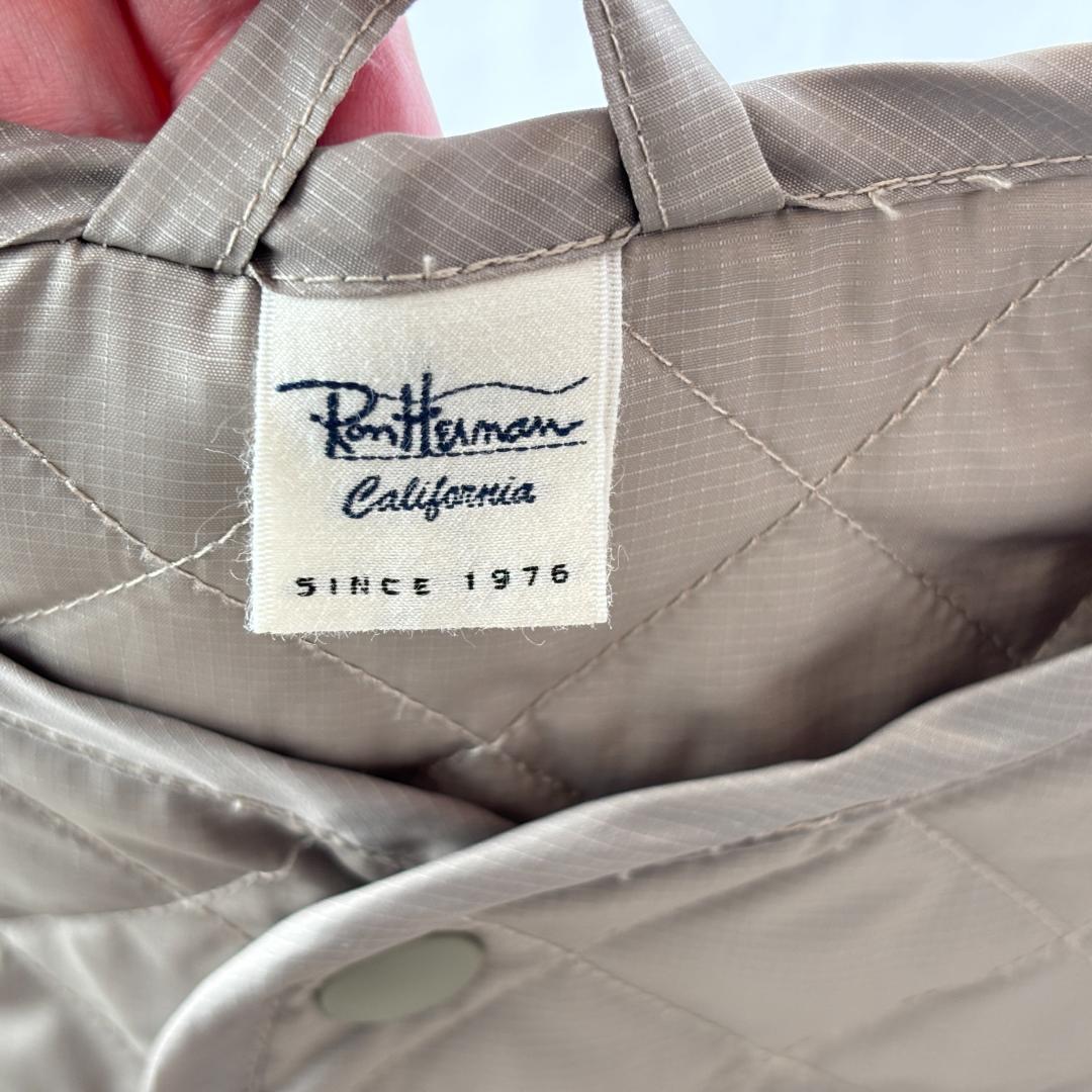 極美品 ロンハーマン キルティング ロングコート ベージュ お洒落 Sサイズ