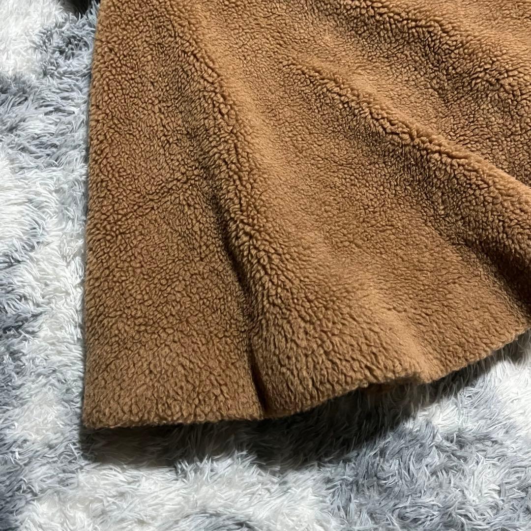 人気　MaxMara キャメル　ケープコート　テディベア　ポンチョ