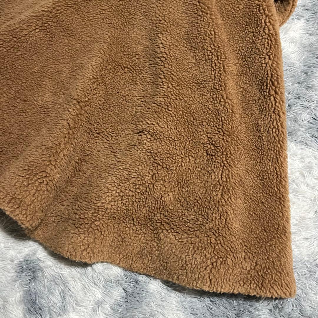 人気　MaxMara キャメル　ケープコート　テディベア　ポンチョ