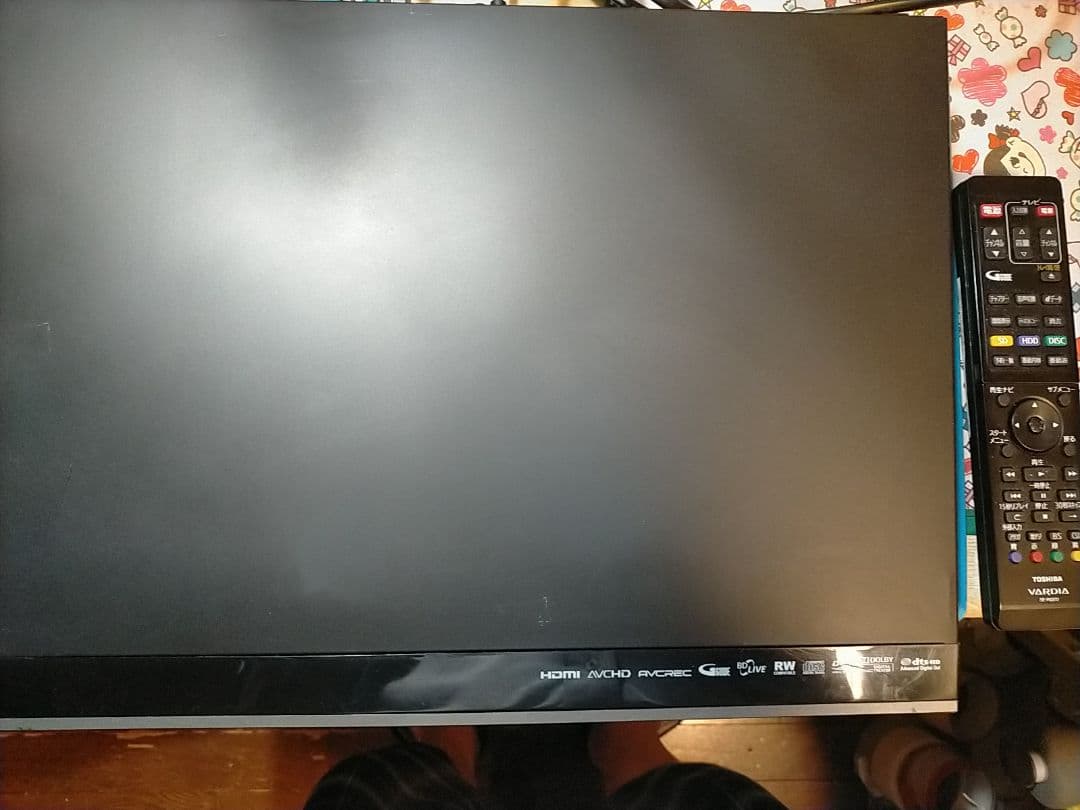 東芝HDD＆BLレコーダー　D-B305K・リモコン+HDMI付