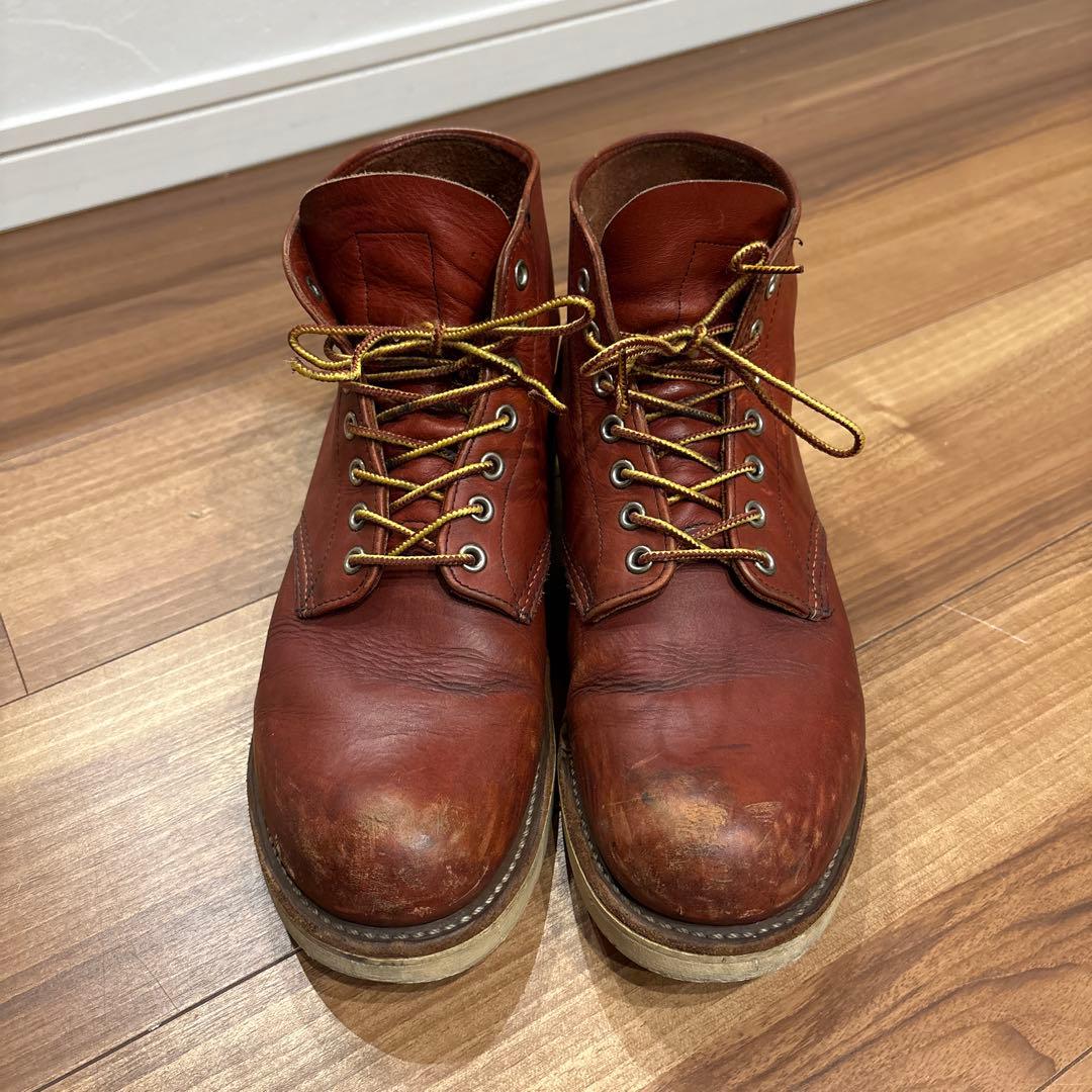 レッドウイング 8166 uk 7 1/2、26.5cm ブラウン。