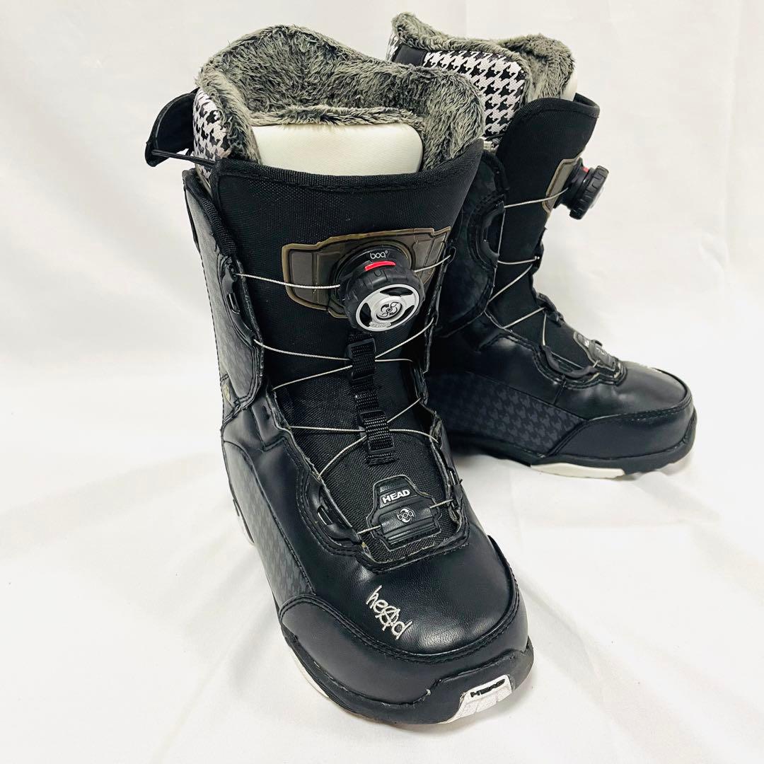 【美品】 HEAD ヘッド スノーボードブーツ 23.0cm ダイヤル