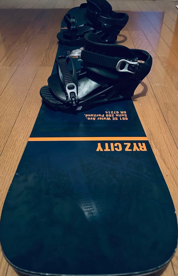 RYZ スノーボード ビンディング付き