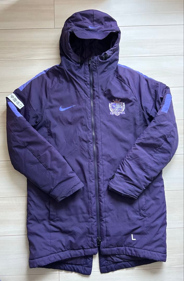 サンフレッチェ広島 選手支給 ベンチコート