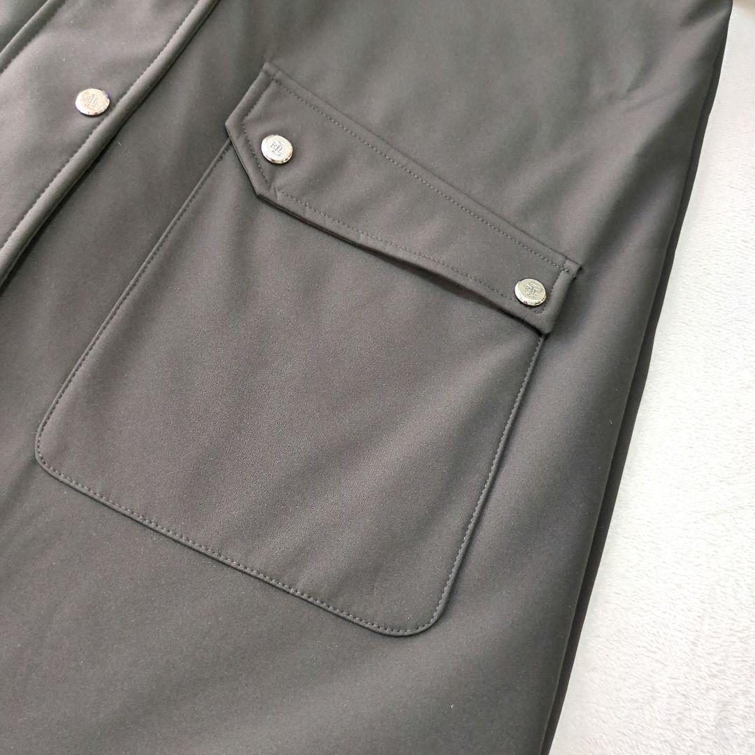 新品未使用　ラルフローレン ロングコート ブラック ストレッチ洗える