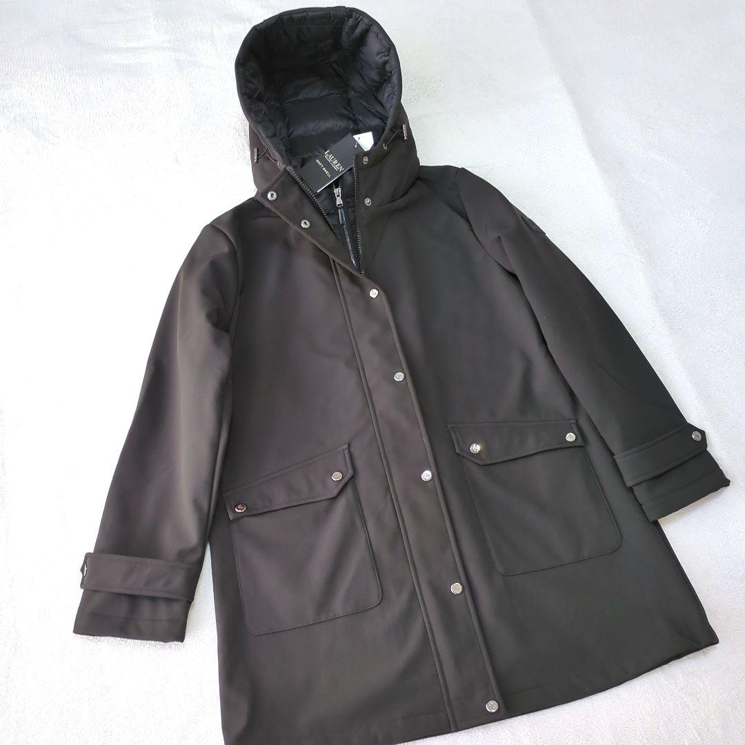 新品未使用　ラルフローレン ロングコート ブラック ストレッチ洗える