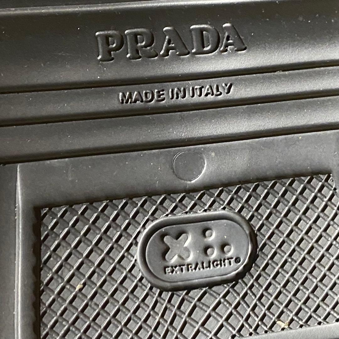 【極美品✨】 プラダ ブラック レインブーツ 41 ショートブーツ　PRADA