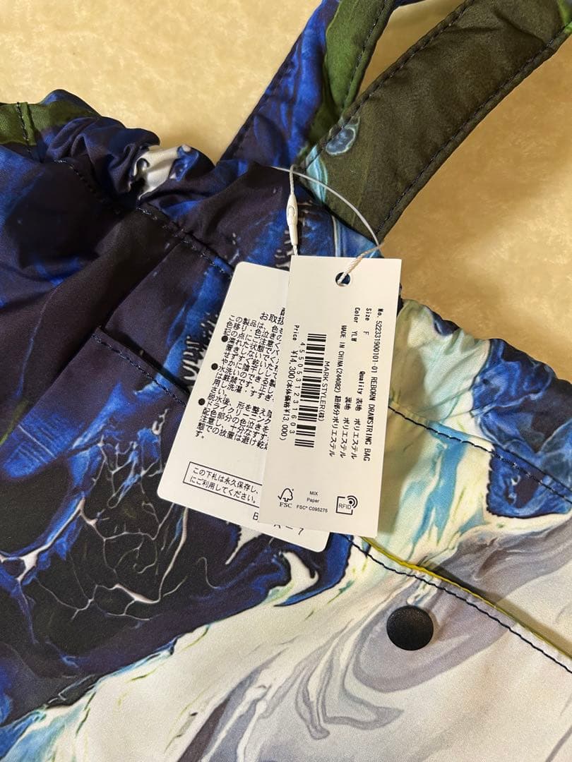 新品★ リボーンドローストリングバッグ