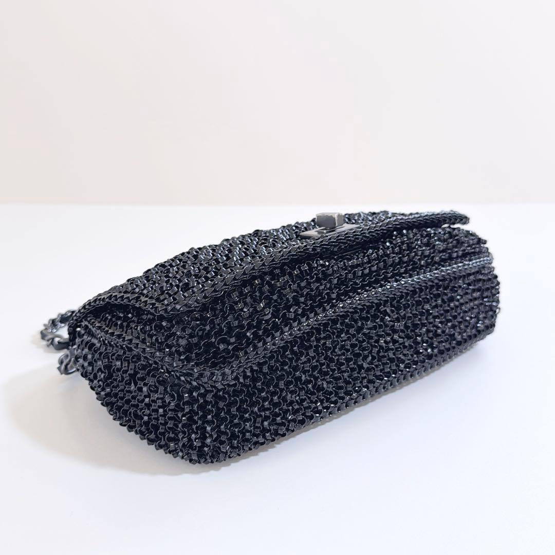 現行品　アンテプリマ　ルッケット II ミディアム　横長　エナメルブラック