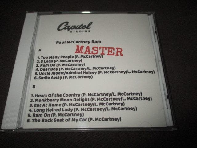 paul mccartney ram (RARE MASTER!! 送料込み）