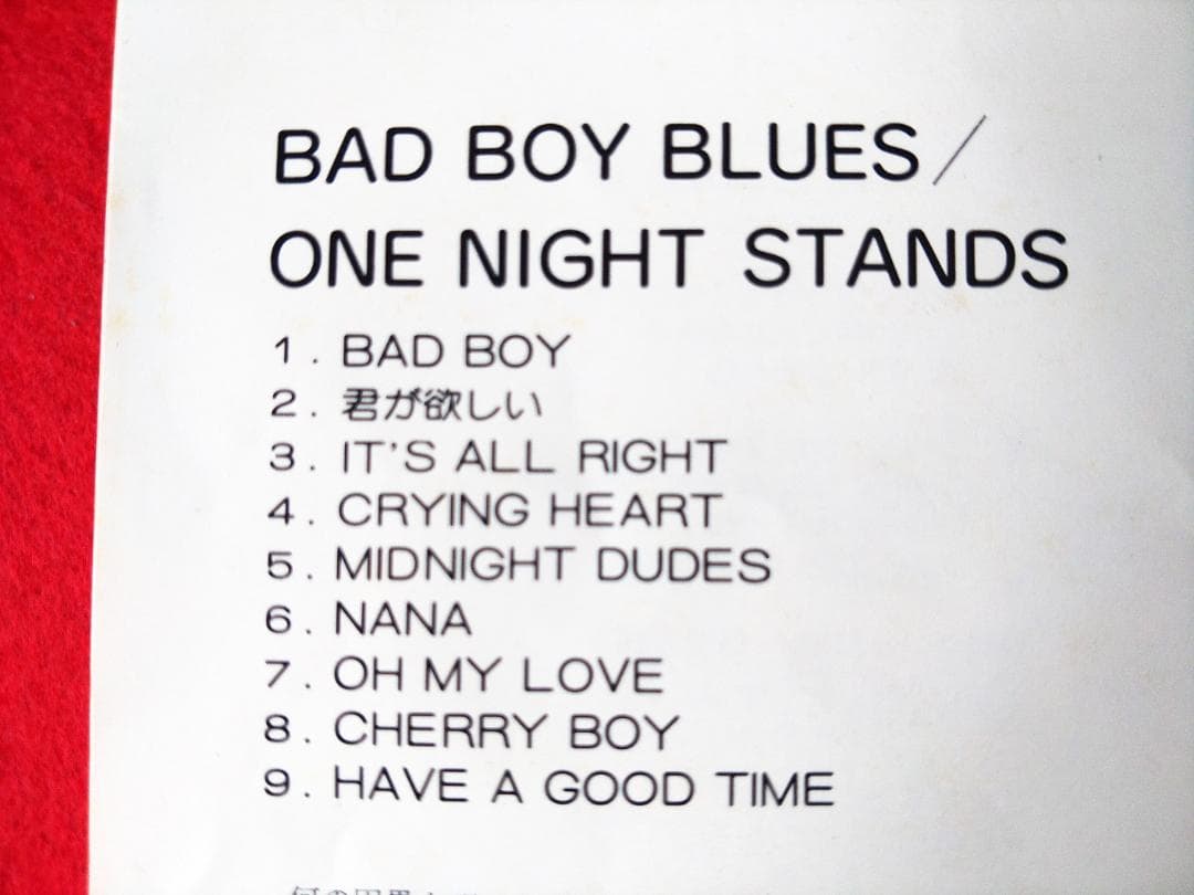 値下【廃盤】ONE NIGHT STANDS　５枚セット