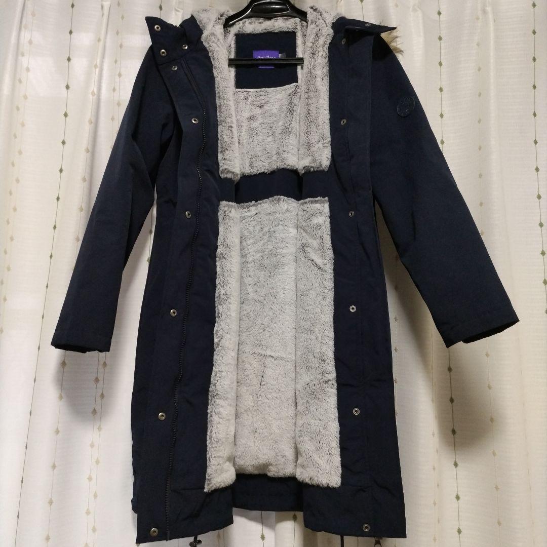 セラフィン Sサイズ 紺モッズコート フード付き（マタニティ抱っこ紐対応）