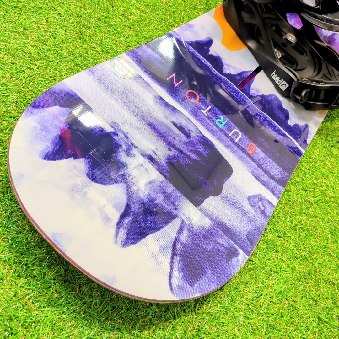 Burton　FEATHER　スノーボード板　ヘッド　ビンディングセット　140