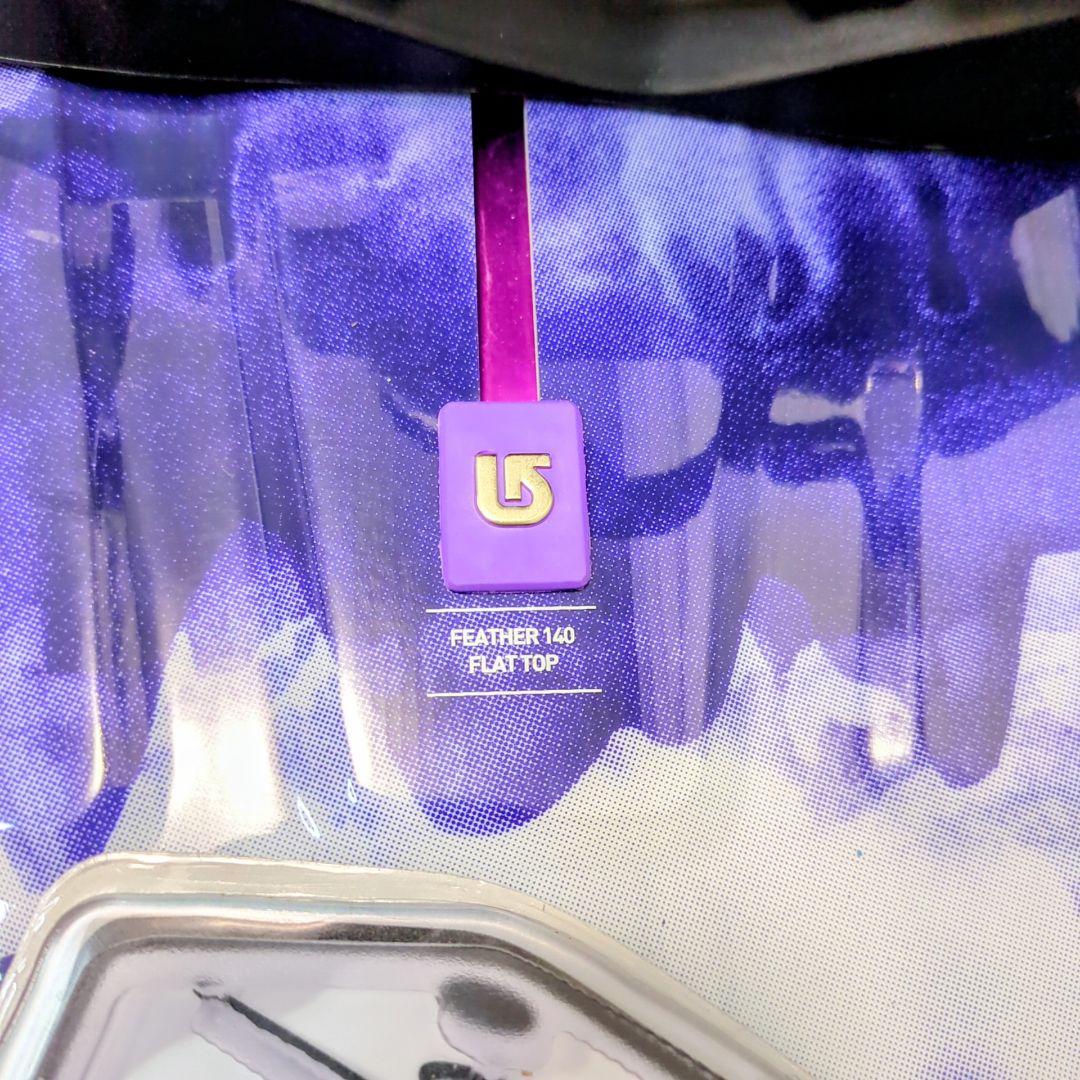 Burton　FEATHER　スノーボード板　ヘッド　ビンディングセット　140