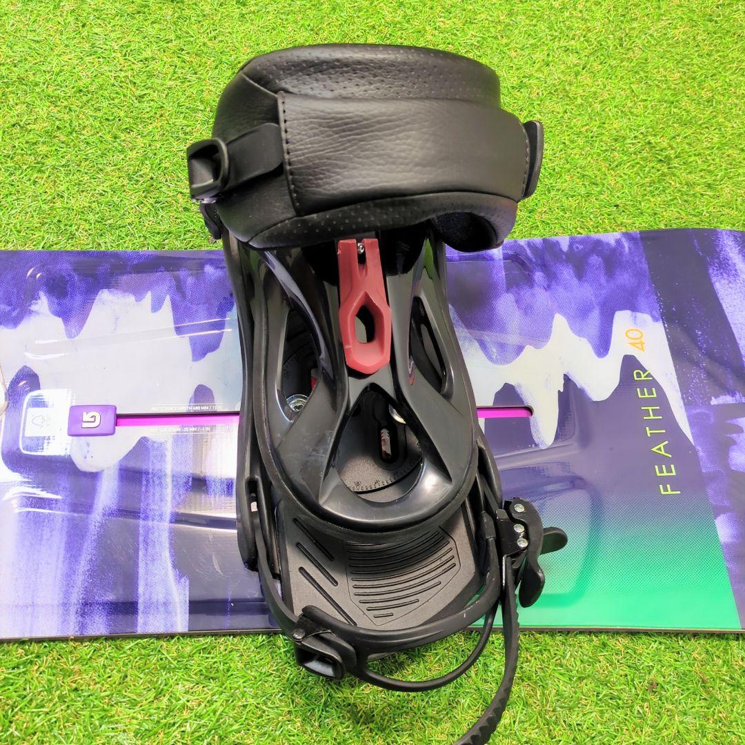 Burton　FEATHER　スノーボード板　ヘッド　ビンディングセット　140