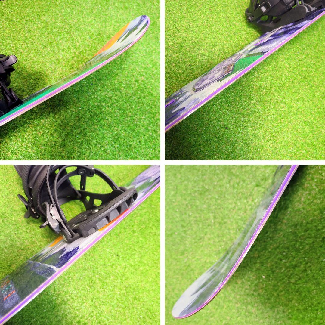 Burton　FEATHER　スノーボード板　ヘッド　ビンディングセット　140