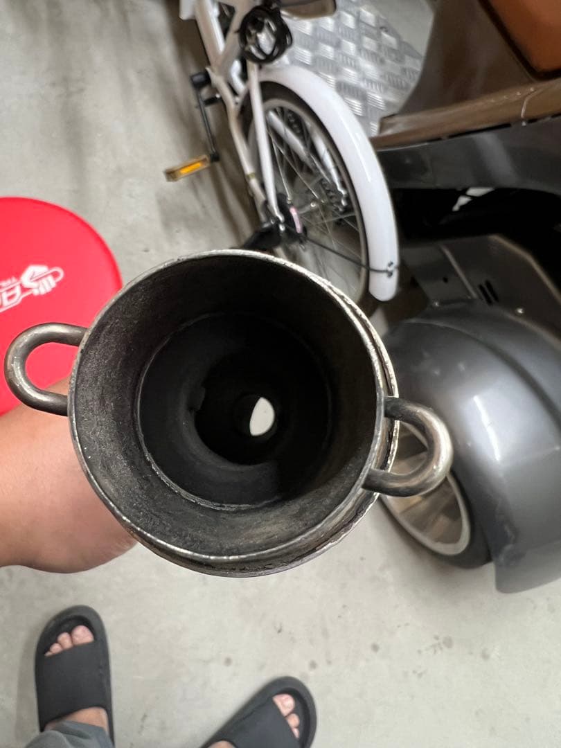 SATAKE マフラー レーシングガレージ　サイレンサーのみ　CBX用