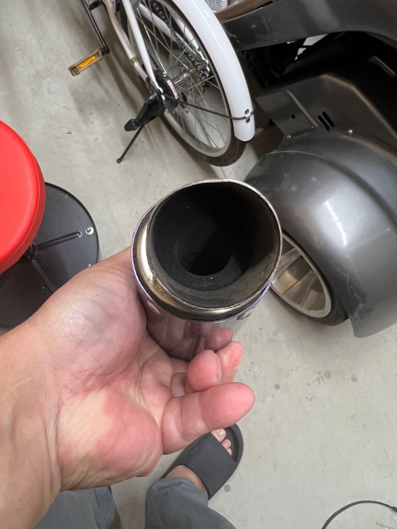 SATAKE マフラー レーシングガレージ　サイレンサーのみ　CBX用