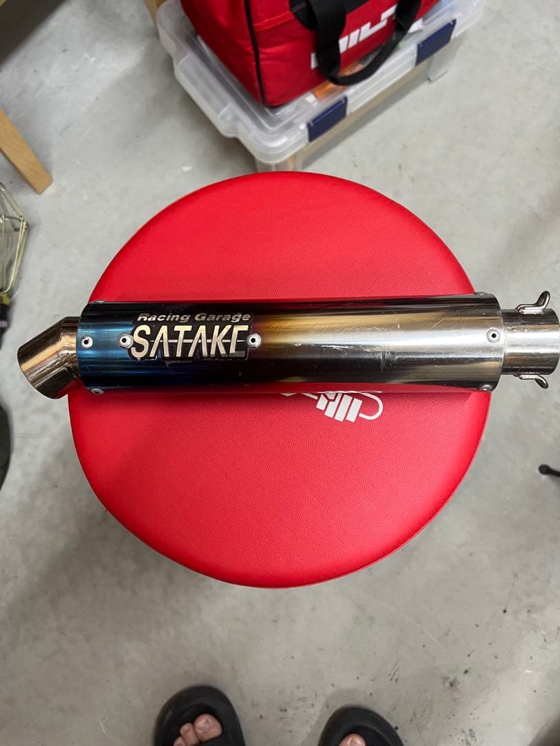 SATAKE マフラー レーシングガレージ　サイレンサーのみ　CBX用